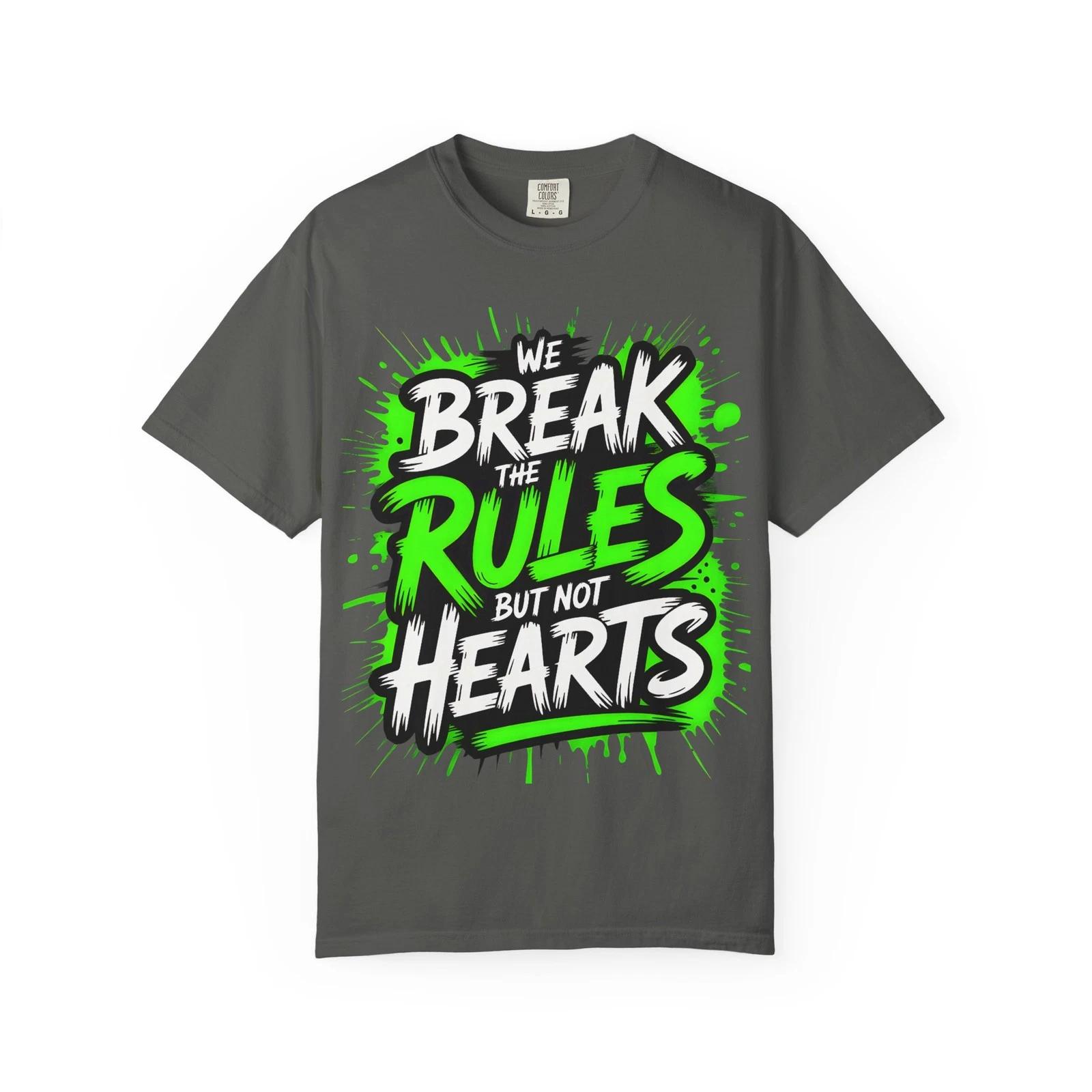 Street Style Graffiti Quote T Shirt Heavyweight Cotton Graphic Unisex Tee Shirts S