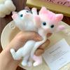 1PCS Simulation Cat Finger Pinch Toy High-Value Girl Gift Desktop Ornament Decompression Toy