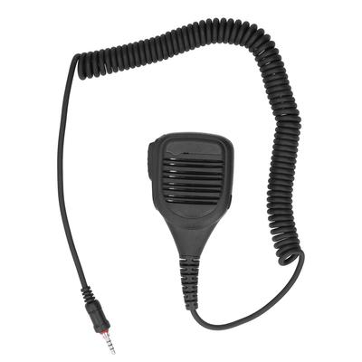 Walkie Talkies Handheld Microphone IP54 Waterproof Coil Cable Speaker Mic for ICOM M33M25