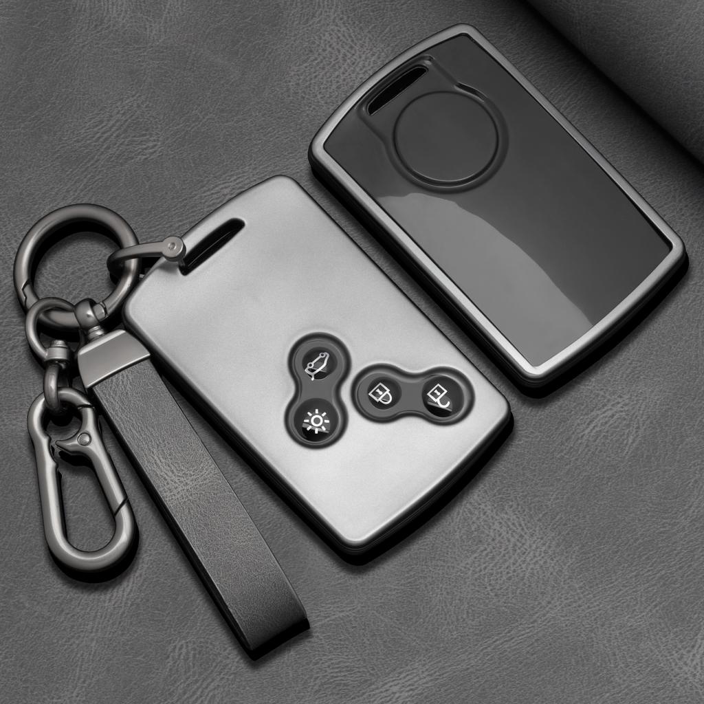 Tpu Car Key Case Cover For Dacia Logan 3 For Renault Captur Zoe Espace 5 Clio Megane 4 Arkana Arcan Key Holder Accessories