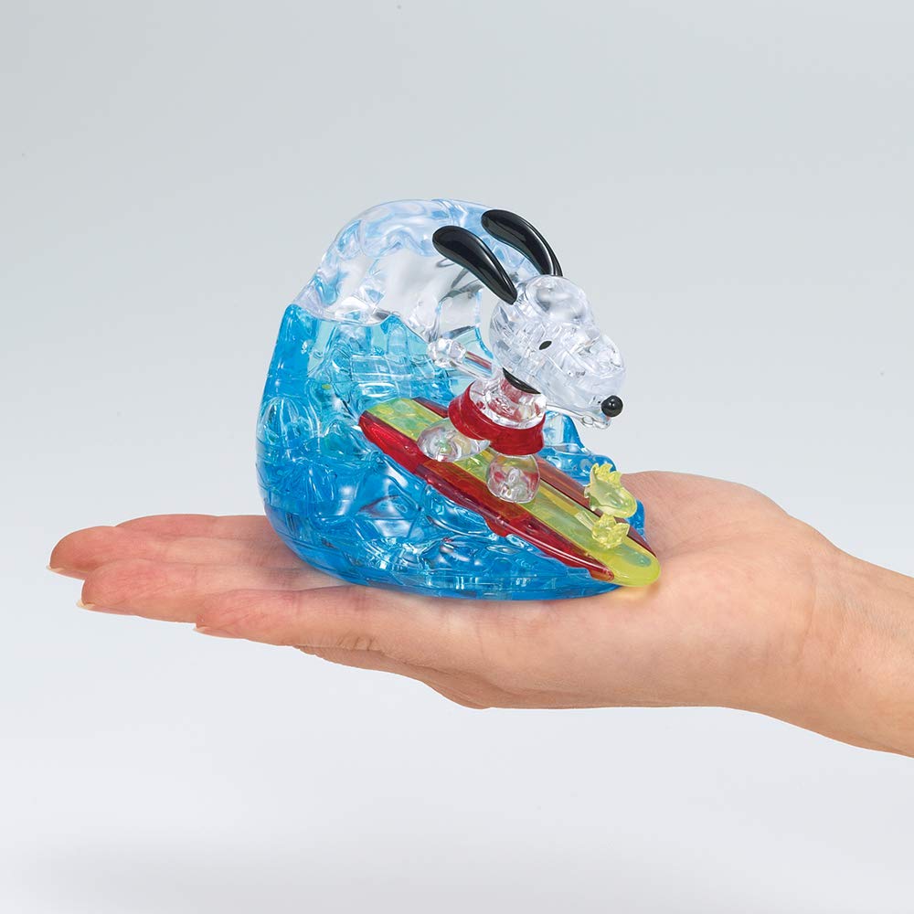 Beverly 40-Piece Crystal Puzzle Snoopy Surfing