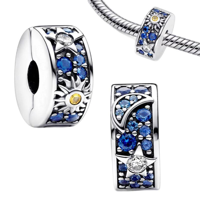 Charms camaleonte adatti a braccialetti originali alla moda in argento 925 con zircone, perlina a forma di polpo e tartaruga, ciondolo a forma di farfalla e lucciola, fai da te per realizzare gioielli