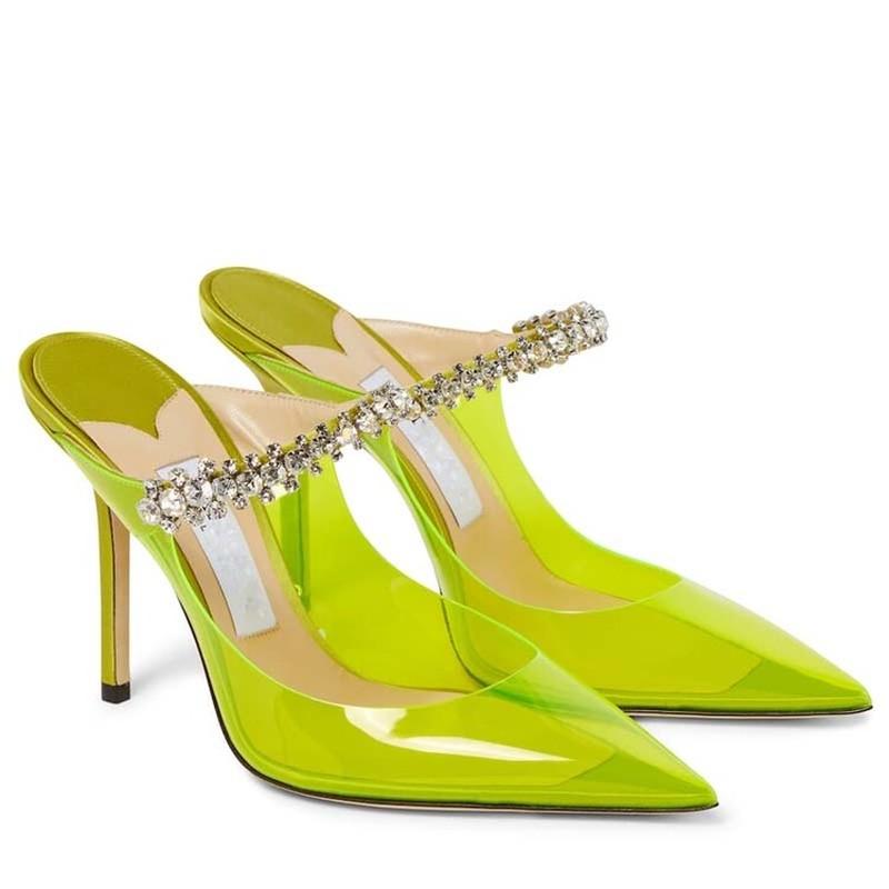 Summer33 -43 Sandals Rhinestone High Heels 8 .5cm /10cm Open Toe Women 'S Shoes Party Wedding Bridal Shoes Brand Show