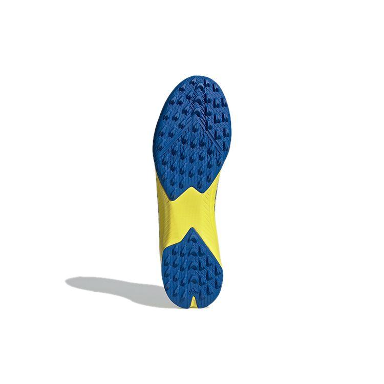 adidas X Ghosted Round Toe Lace-Up TF (Rubber Studs) Durable Soccer Shoes Men Soccer Shoes Blue Yellow Red FZ1758