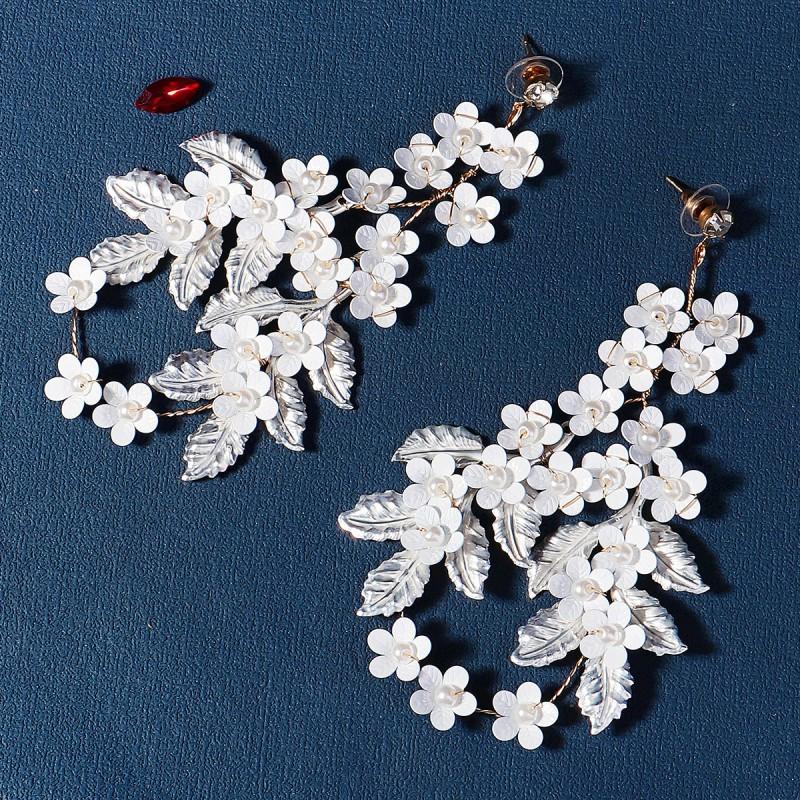 Wedding Hair Accessories Rhinestones Headband Female Korean Style Diy Handmade Flower Pearl Bride