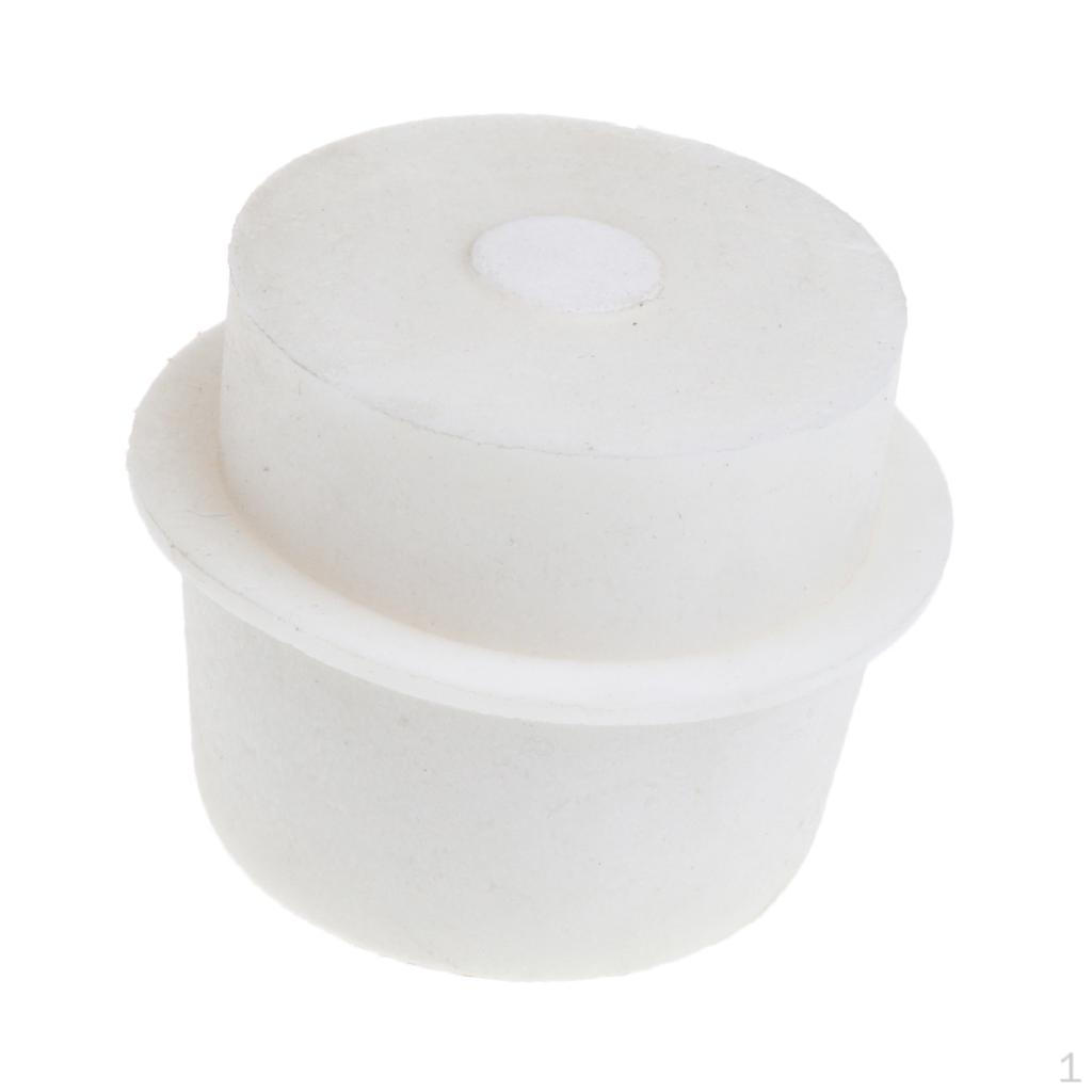 High-Quality White Silicone Bottle Stoppers - Odorless and Durable