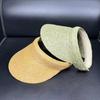 Grass Weaving Summer Big Eaves Empty Top Sun Hat Travel Cycling Sun Protection Duck Tongue Straw Hat Women