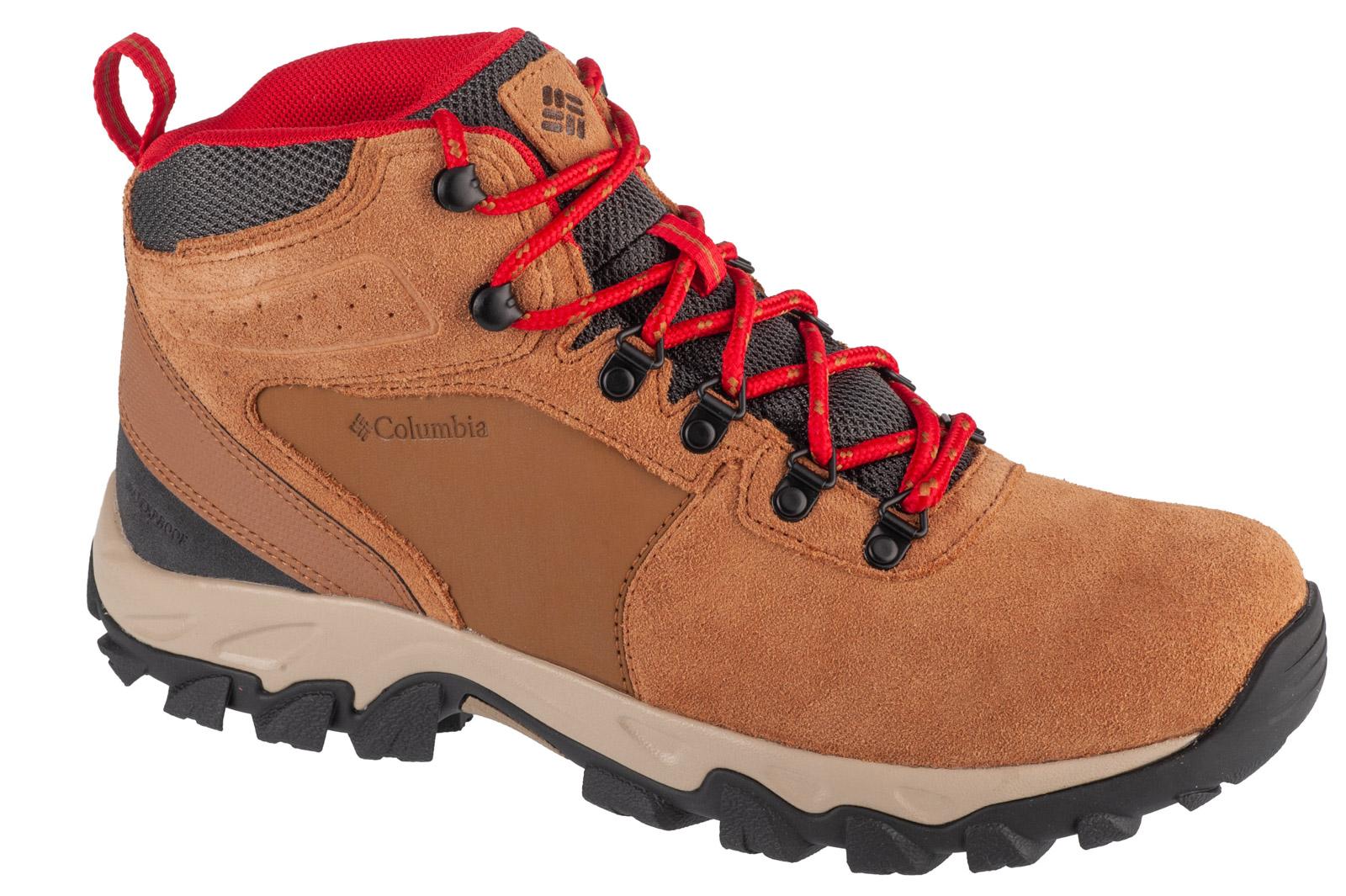 Columbia Newton Ridge Plus II Suede WP, sapatos de trekking masculinos marrons 44,5 castanho