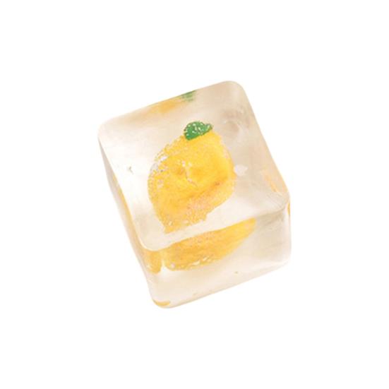 Crystal Ice Jelly Squeeze Toy TPR Soft Fruit Stress Reliever Mud Texture Fidget Sensory Toy for Party Game Relaxation Tool