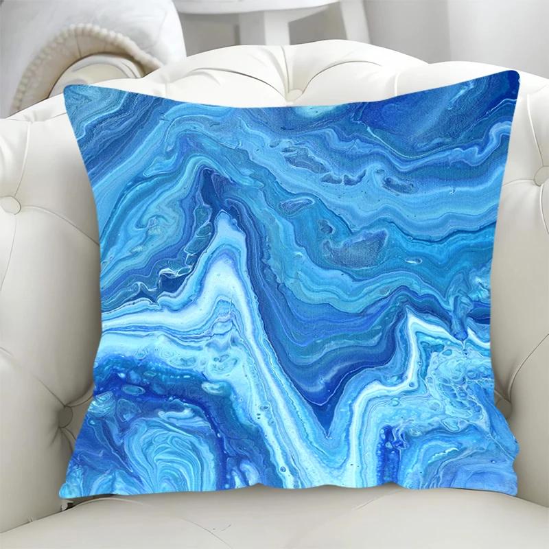 Geometric Pattern Decorative Pillowcases 40x40 Cushion Cover 40*40 Pillowcase Fall Decoration Pillow Hugs Lounge Chairs Covers