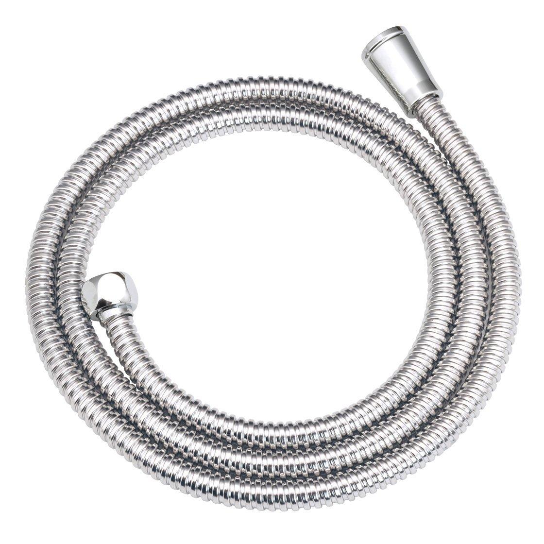 

Gaona Korekamo Replacement Metal Shower Spiral with Compatible with Most Hose, 1.4m (Flexible Adapter, Manufacturers) GA-FF015