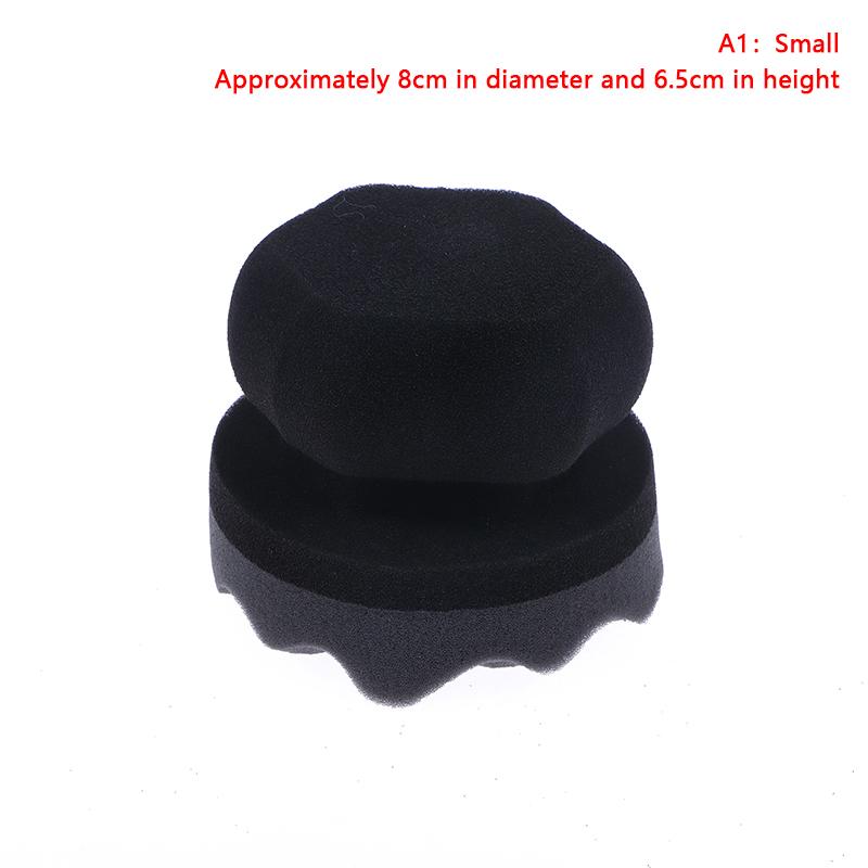 

Круглая моющаяся автомобильная губка из пенопласта многоразового использования для чистки шин для мойки автомобиля щетка для полировки шин шестигранный аппликатор для чистки Small