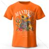 90s Retro Printed 100% Cotton T-Shirt, Breathable Round Neck Short Sleeve Tee, Unisex Casual Wear