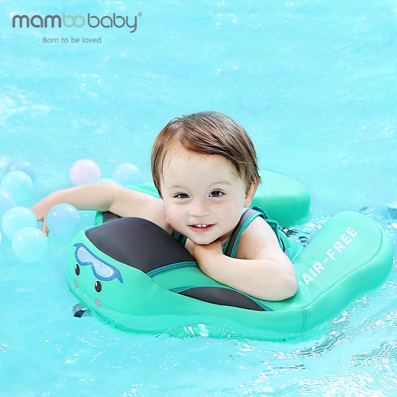 Mambobaby 3D Anti-Rollover Swim Float Ring for Babies 3-24 Months