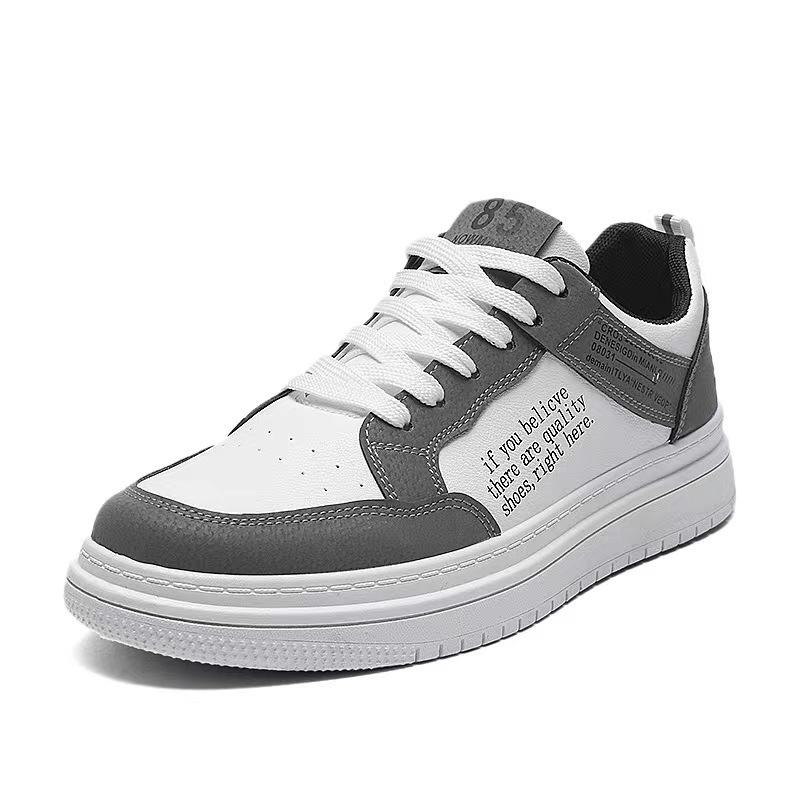 Board shoes 2025 spring and summer new versatile low-top flat-soled white shoes men's Korean version of fashion casual breathable sports shoes