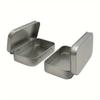 6-12pcs Aluminum Storage Boxes with Lids Portable Rectangular Metal Containers for Small Items Gift Cards Holder Home Organizers