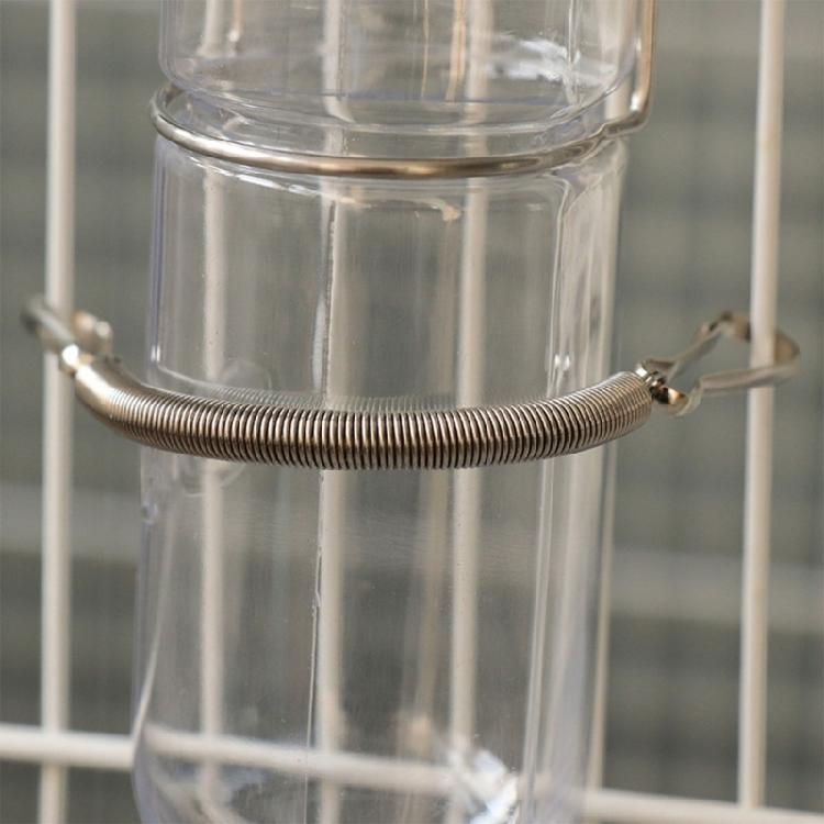Stainless Steel Spring Metal Springs with 2 Clips for Small Animals Wire Cages