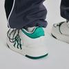 MLB Chunky Liner Mid White Green Sneakers 3ASXLMB3N-50GNS