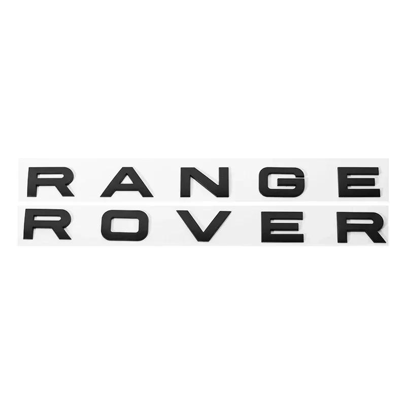 For Land Rover Discovery Defender Sport Evoque HSE 3D ABS Range Rover Car Bonnet Letters Logo Badge Emblem Sticker Accessories