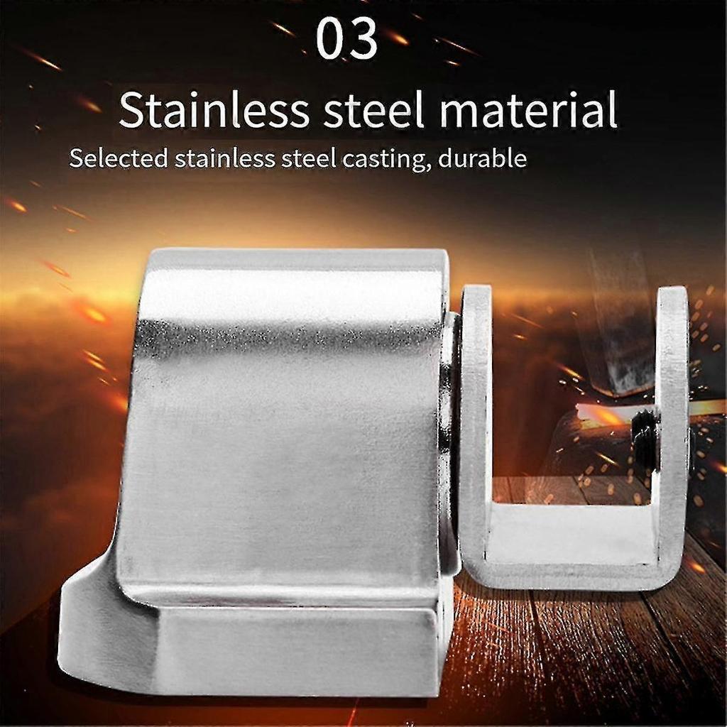Glass Door Glass Door Suction Hole-free Strong Magnetic Suction Anti-collision Door Stopper Furnitu - MMIAO