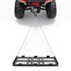 Drag Harrow, 122 X 50 Cm, Tow-Behind Driveway Grader with Adjustable Width & 50lbs Load Capacity, Heavy Duty Lawn Leveling Rake, Galvanized Steel