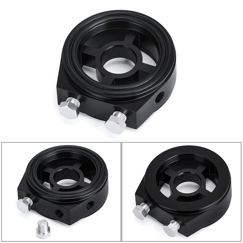 PQY - Oil Filter Cooler Sandwich Plate Adapter M20*1.5 and 3/4-16 Universal Oil Adapter Car Meter PQY6722