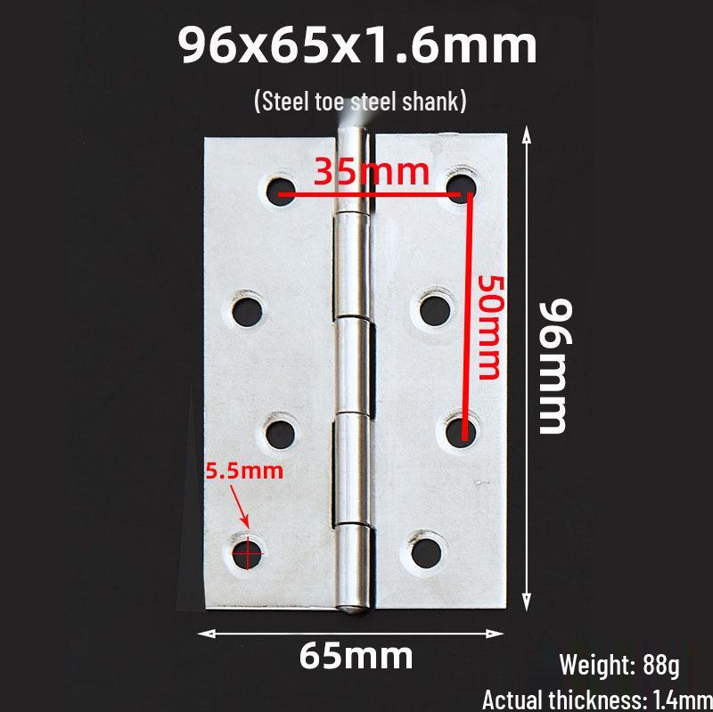 Stainless Steel Folding Casement Hinge for Doors, Windows, Wooden Boxes & Luggage (1-4 inches)