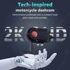 Motorrad Fahr-Dashcam DVR 2K 30fps Camcorder Berg Elektrofahrrad Fahrrad Motorrad Helmkamera Outdoor Black Box