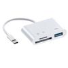 3 In 1 Adapter Type C TF CF SD Memory Card Reader Recorder Compact Flash USB C For Pro Huawei Macbook Device