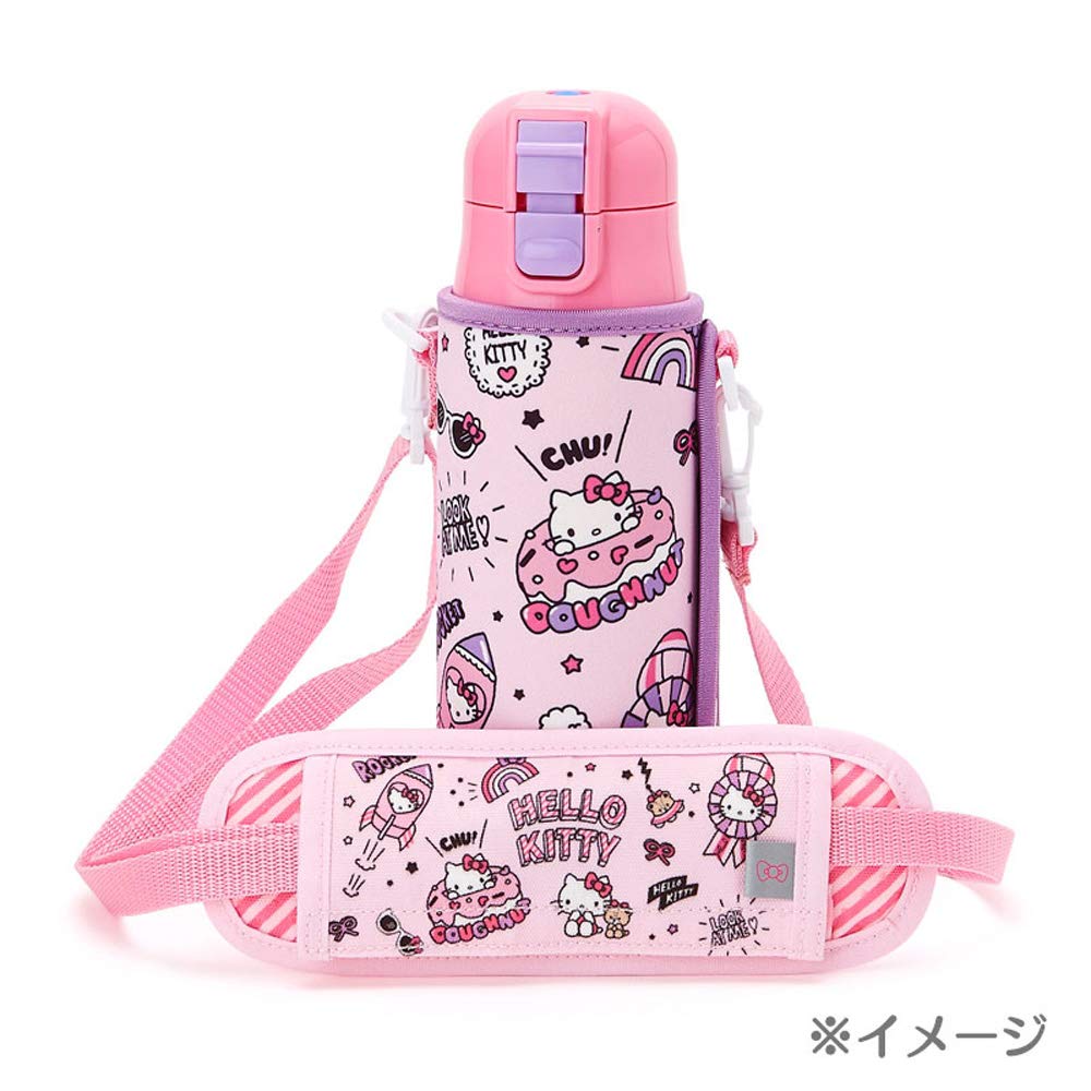 Sanrio Sanrio Pokrowiec na pasek do butelki na wodę x x 7cm Niebieski Snoopy Snoopy Materiał poduszkowy zapobiega Miejsca na imię wewnątrz Można prać Chłopcy Postać SANRIO (SANRIOO)