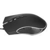 Wired Mouse 4 Color Backlight Gaming Chip USB Mice Ergonomic 7 Buttons Computer Supplies for Win XPBlack