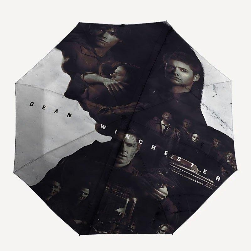 

1pc Resident Evil Automatic Opening/Closing Umbrella with Convenient Three-Fold Design, 8 Iron Ribs - for Outdoor Daily Use, Travel A15