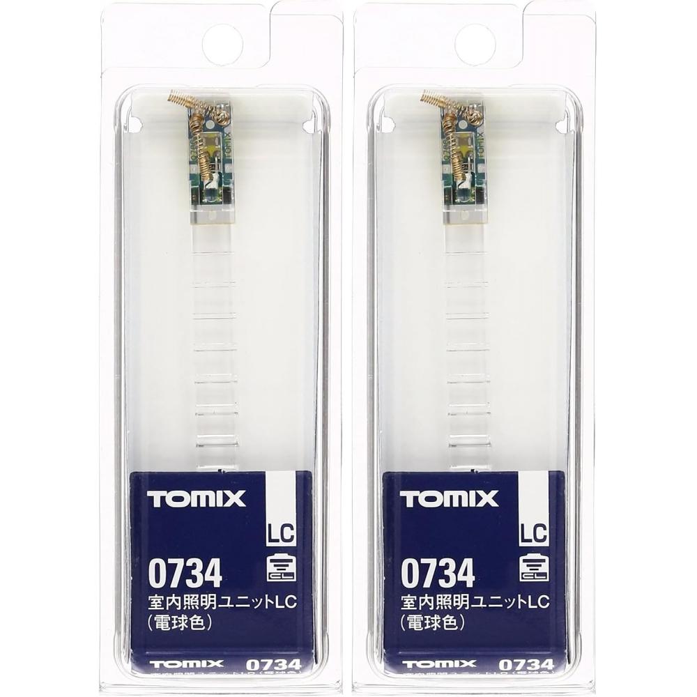 Tomytec Tomix N Gauge iNterior lightiNg uNit Lc Warm White 2 Pack 0734