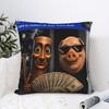 Pillow Case Tung Tung Tung Sahur John Pork Funny Meme Brainrot Square Pillow Cover For Chair Sofa Home Decor Fashion Pillowcases