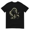 Blowing Wishes Funny Bigfoot Blowing Dandelion Vintage Art Tshirt