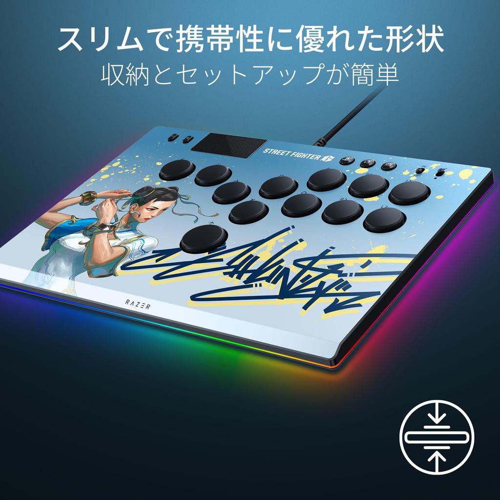 その他 PlayStation RAZER KITSUNE Razer Kitsune All-Button Optical Arcade Controller for