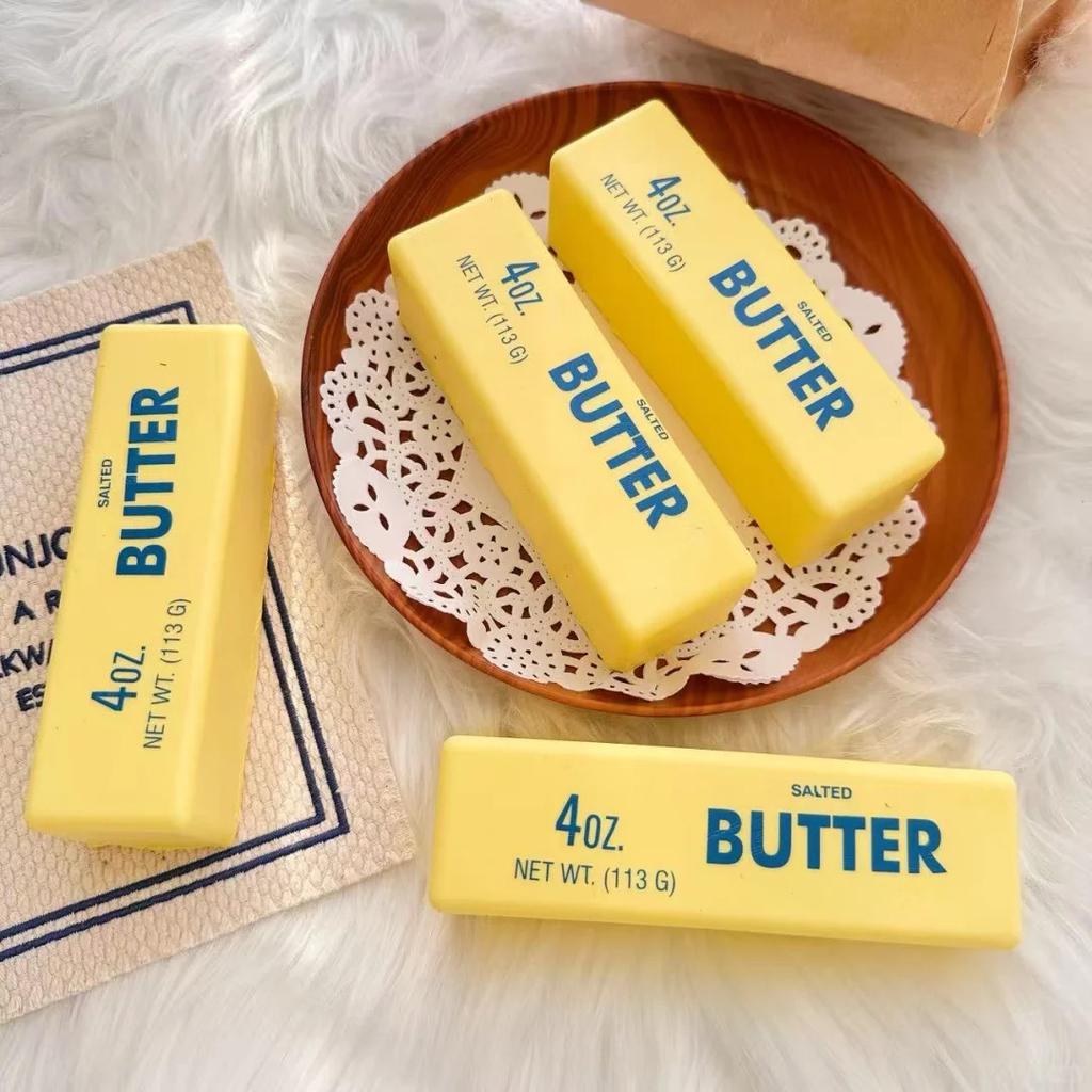 Antistress Butter Stick Fidget Toys  Playsetss Squishy Elastic Cheese Stick Funny Decompression Stress Anxiety Relief Game Squeeze Prank To