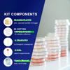 Nutrient Agar Petri Dishes Science Project Kit,10 Pre-Poured Agar Plates and Cotton Swabs for Science Experiments, Bacteria Science Kit - Sealed
