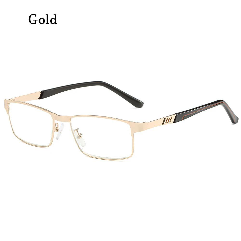 Stainless Steel Business Reading Glasses For Men, Presbyte Optical Glasses For Reader, + 1.0, 2.0, 3.0, 4.0