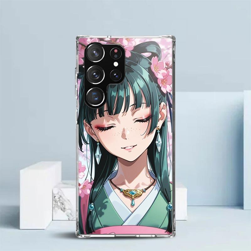 A-Apothecary D-Diaries Maomao Soft Cover for Samsung Galaxy S25 Edge S26 S24 S23 Ultra Phone Case S22 S21 Plus S20 FE Print Patt