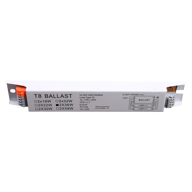 1Pc Home Lamp Electronic Ballast 2x36W T8 Linear Fluorescent Ballast for UV Germicidal Lamp, Fluorescent Lamp Durable