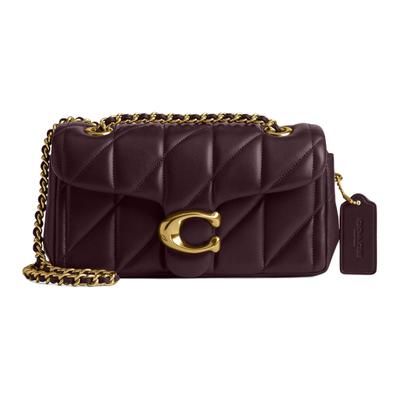 Proužkovaná 20 Crossbody Taška přes rameno Malé dámské tašky Zlatá Červený rybíz CP149-B4YDS