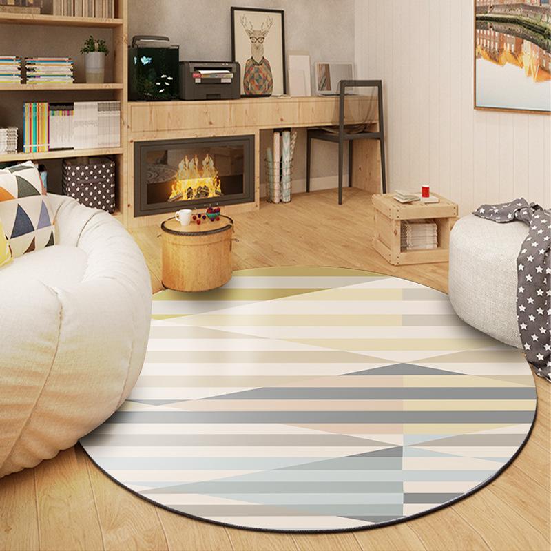 Nordic Abstract Carpet Simple Geometry Living Room Coffee Table Carpet Bedroom Bedside Carpet Chair Mat