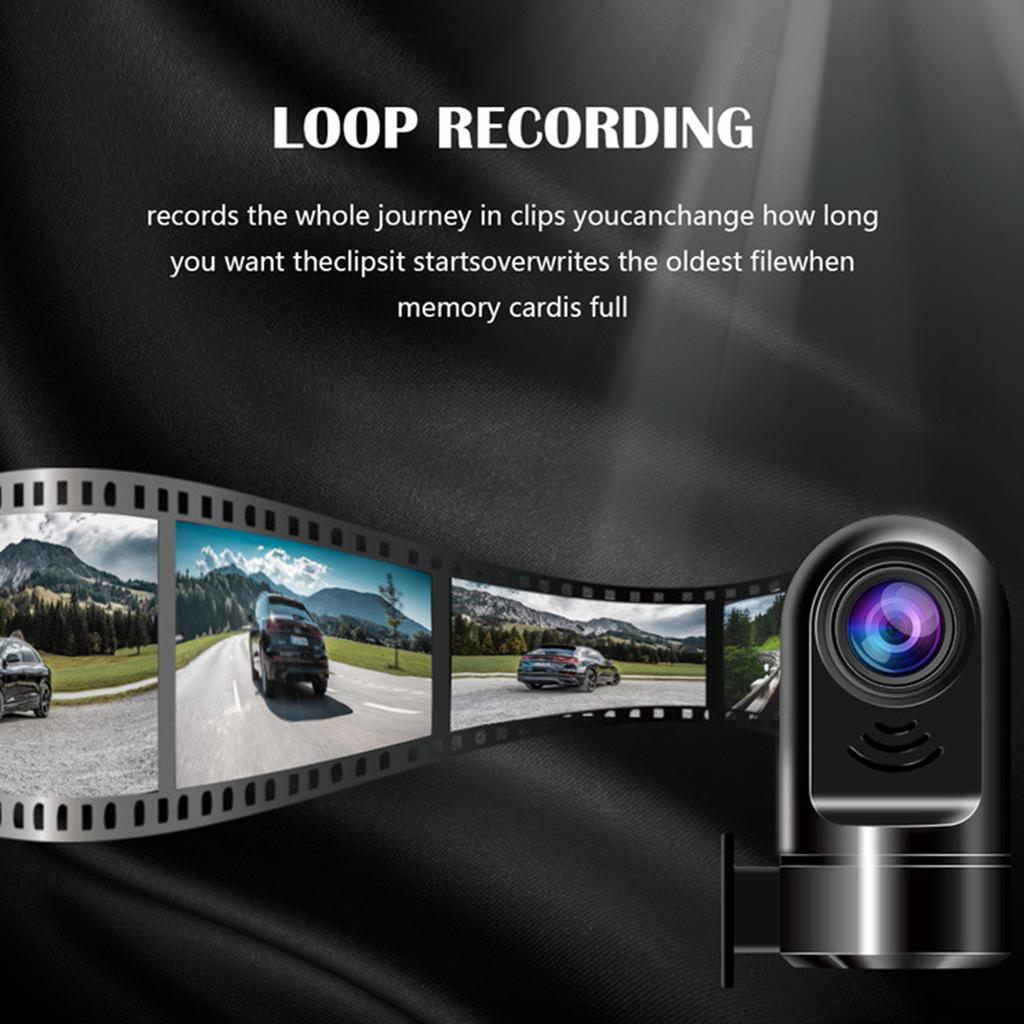 Mini Dashcam Auto Car Full High Definition Video Recorder with Forward Collision Warning WiFi G-Sensor Camcorder Cameras