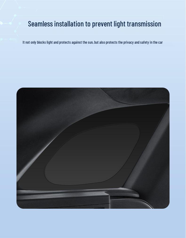 Geely 2025 Galaxy A7 Car Window Sunshade: Heat Insulation & Privacy Shield.