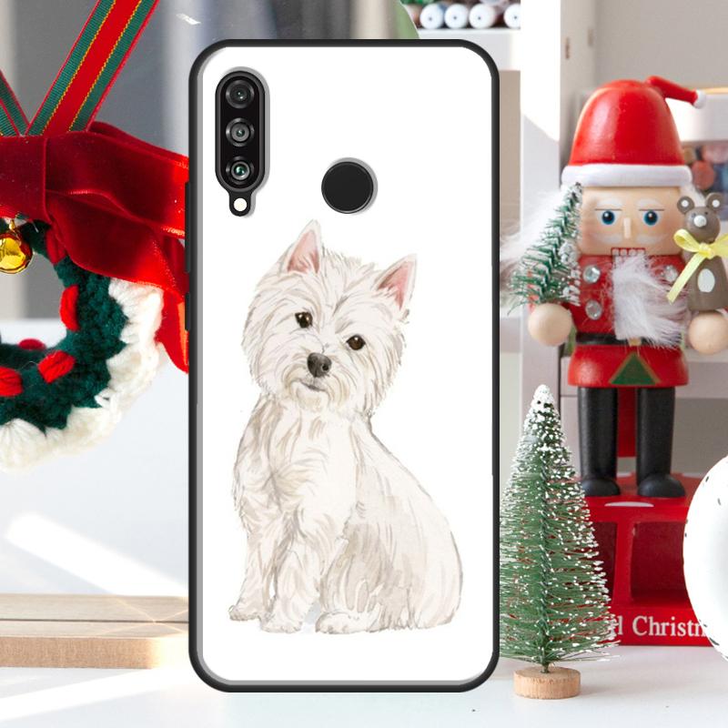 West Highland Terrier Westie For Huawei Nova 9 10 SE 11 Pro Y60 Y70 Y90 Y61 Y91 Y72 Y73 12i 11i 8i P20 P30 P40 Lite Case