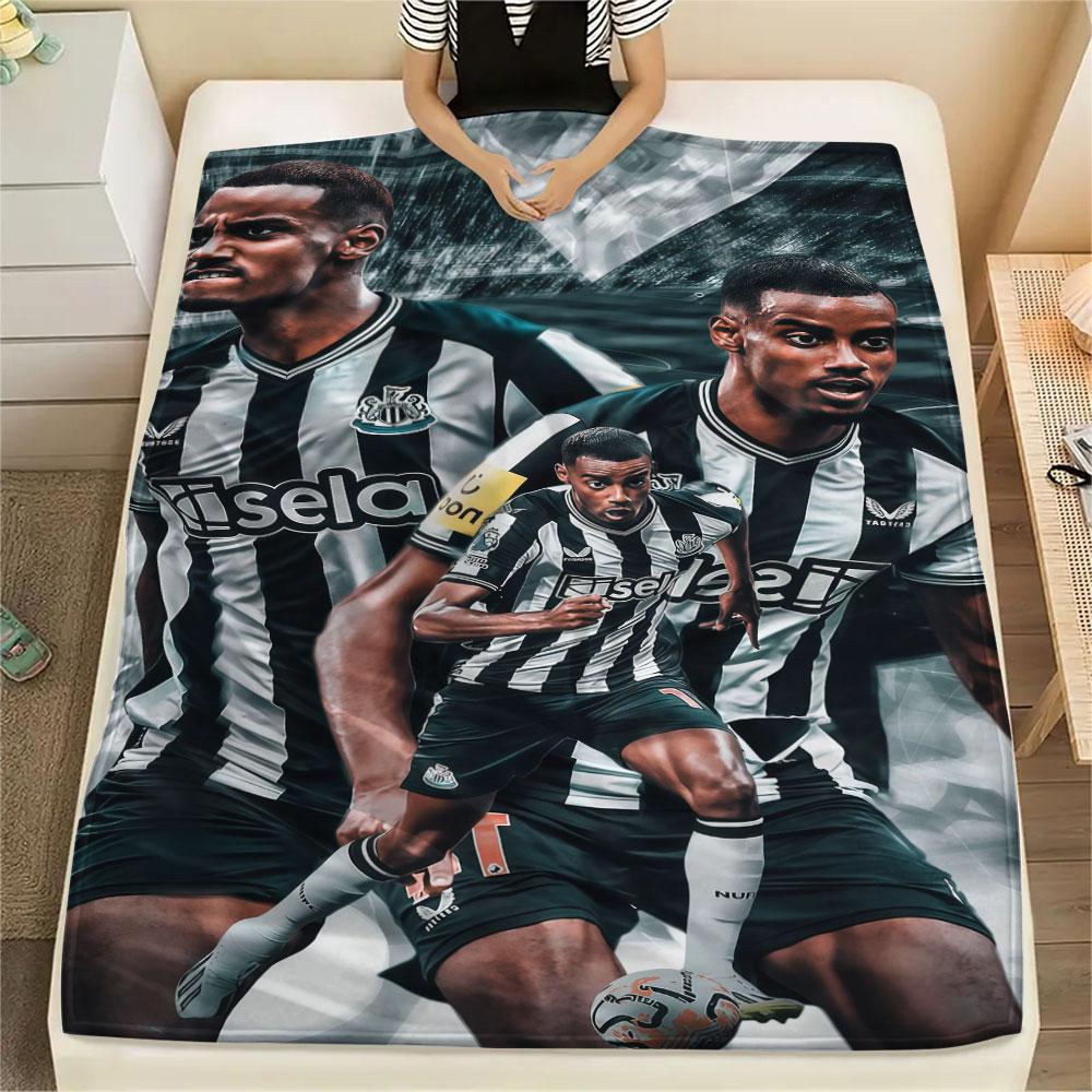Alexander Isak Printed Flannel Blanket, soft throw for bedroom sofa, washable, fan merchandise, great gift.