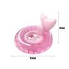 Inflatable Baby Swimming Ring with Seat Pink 63x47cm