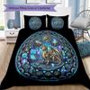 Cyber Dragon Glass Pattern Bedding,Quilt Set Quilt Cover Pillowcase Home Birthday Gift (1 * duvet cover + 2 * pillowcase, without core)
