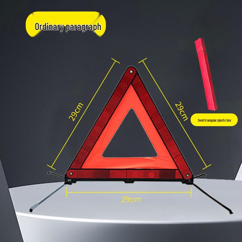 

LED Solar Emergency Triangle Tripod Warning Light for Vehicles
